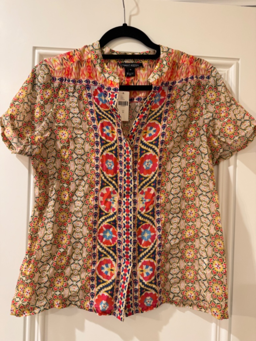 NWT from Anthropologie- Tanvi Kedia Top, Originally $138